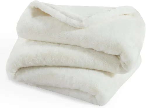 Miniatura 6 de Bare Home Manta de Tiro de Piel Sintética - Ultra-Suave Lujosa - Manta Acogedora y Cálida para Sofá, Sillón, Cama - Esponjosa Mullida Súper Suave