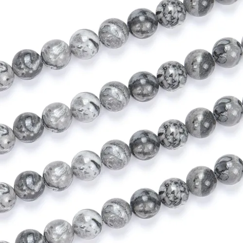 Miniatura 14 de Adabele - 35 piezas de piedras preciosas curativas de cristal de sugilita púrpura natural de 10mm (0.39 pulgadas), cuentas redondas sueltas