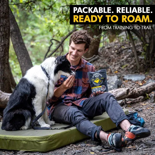 Miniatura 7 de MOUNTAIN WILD Golosinas de entrenamiento de carne de venado para perros, premio de alto valor con proteína de carne de alce y ciervo, totalmente
