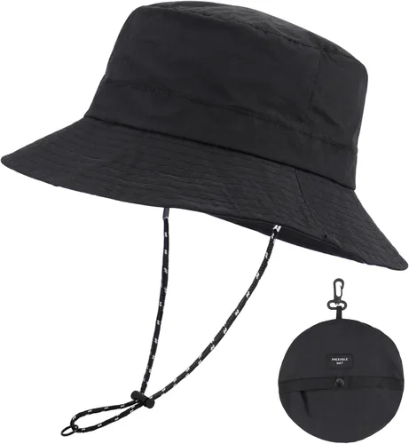 Sombrero de sol para hombres y mujeres, ala ancha, UPF 50+, sombrero de pesca y pescador, impermeable, plegable, sombrero de sol para playa,
