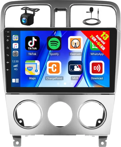 Miniatura 10 de 【4 núcleos + 64G HiFi Audio】 Estéreo de coche para Subaru Forester 2004 2005 2006 2007 2008 Android Radio inalámbrica A-pple CarPlay Android Auto 9