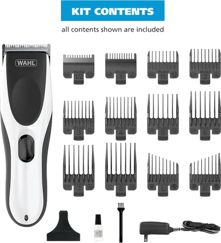 Miniatura 10 de Wahl Clippers Home Pro - Cortapelos recargable sin cable para hombres con cuchillas de corte de pelo de precisión y protectores de fijación seguros
