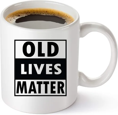 Miniatura 8 de Old Lives Matter - Vaso de cerveza – Regalos divertidos para hombres, papá, marido o abuelo – Regalo de jubilación, regalo de cumpleaños