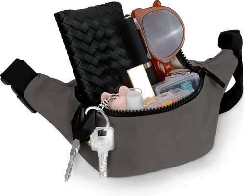 Miniatura 8 de BieFuDan Riñonera ajustable para niños y niñas, bonita cangurera de moda para niños, bolsa de entrenamiento deportivo, viajes, correr, llevar