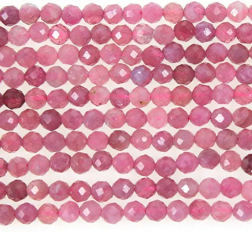 Miniatura 11 de MJDCB Cuentas sueltas redondas de amazonita natural facetadas de 0.118 in para hacer joyas, pulseras y collares