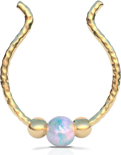 Miniatura 7 de Fake Opal Septum Rings