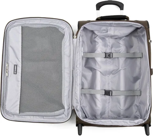 Miniatura 3 de Travelpro Luggage Maxlite 5 Juego de 2 piezas Bolsa suave y Rollaboard de 22 pulgadas, Moca
