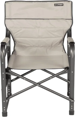 Miniatura 3 de Lippert Components Scout Plus - Silla de director con mesa auxiliar para campamento, plegable, marco de tubo de acero, poliéster 600D, revestimiento