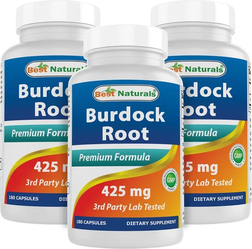 Miniatura 5 de Best Naturals Raíz de bardana 425 mg 180 Cápsulas