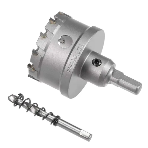Miniatura 15 de Sierra de agujero TCT de 0.551 in, 9/16 pulgadas de diámetro de corte de carburo de tungsteno, abridor de agujeros con punta de carburo