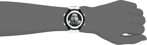 Miniatura 2 de Accutime Star Wars STM3488 - Reloj analógico de cuarzo para niños Blanco Digital