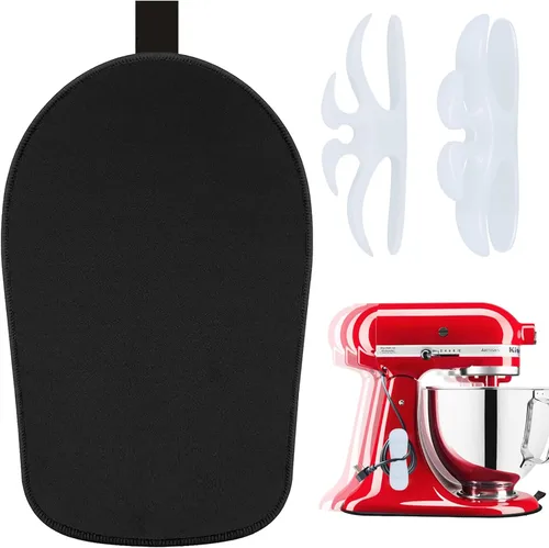 Miniatura 9 de Tapete deslizante para batidora de pie Kitchenaid con organizadores de cable flexible para electrodomésticos KitchenAid de 4.5 a 8 cuartos de galón
