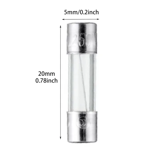 Miniatura 2 de Fusible de vidrio de soplado rápido F1AL250V 5x20mm Paquete de 10 Fusible de vidrio 1A 1Amp 250V Fusibles de vidrio 0.2x0.78 Pulgadas