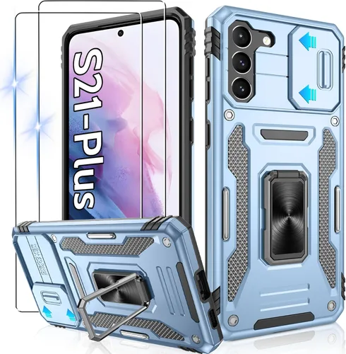 Miniatura 166 de Gritup para Samsung Galaxy S22 Funda con protectores de pantalla HD de 2 paquetes y cubierta deslizante para la cámara, protección contra caídas