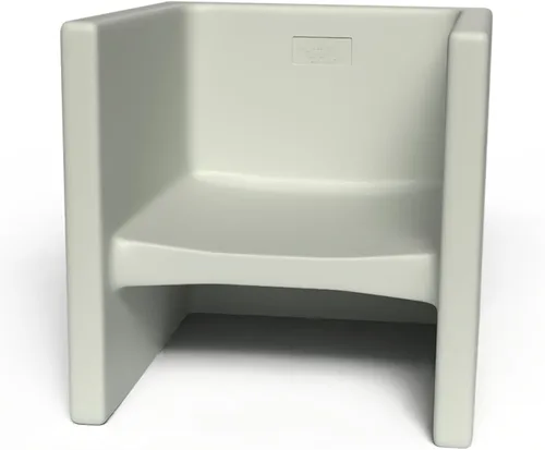 Miniatura 10 de Children's Factory Silla cúbica 3 en 1 para niños, muebles de aula de asientos flexibles, paquete de 1, almendra Polyethylene Toddler Outdoor