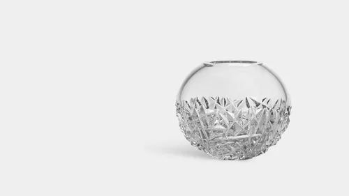 Miniatura 3 de Orrefors Jarrón de cristal de globo de quilates