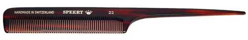 Miniatura 25 de #10 Peine de dientes estrechos hecho a mano Tortuga Havana Acetato fino recto fino desenredante Parting Grooming Teasing Peluquería Peluquería
