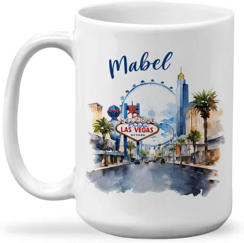 Miniatura 13 de Tazas de viaje con nombre personalizado Mount Rushmore National Memorial, tazas de viaje de cerámica personalizadas con diseño de lugar famoso