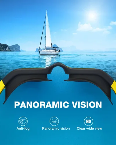 Miniatura 5 de ZIONOR Gafas de natación para niños, G1 MINI con protección UV, polarizadas, antivaho, para edades de 6 a 14 años B3