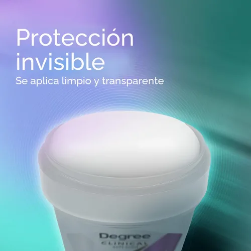 Miniatura 6 de Degree Desodorante antitranspirante de fuerza clínica para mujeres, 96 horas de protección contra el sudor y el olor, ultra seco, invisible, sólido