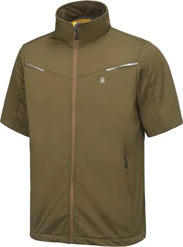 Miniatura 18 de Little Donkey Andy Chalecos ligeros Softshell para hombre, chaquetas de manga corta para golf, senderismo, correr