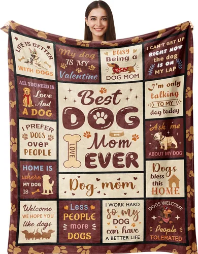 Miniatura 9 de Regalos de mamá de gato Henazin para mujeres, manta temática de gatos para mujeres de 60"X50", regalo para amantes de gatos para mujer/niña/dama