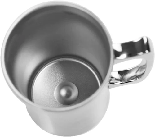 Miniatura 2 de Tazas de acero inoxidable de doble pared de 20 onzas, taza de metal para café, té y vino, tazas aisladas con asas que mantienen las bebidas frías