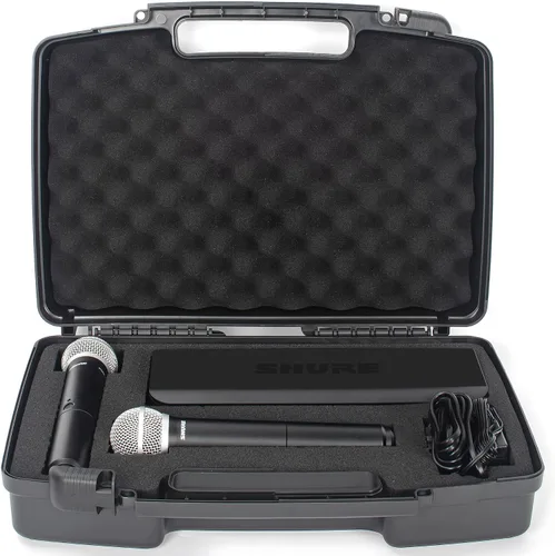 Miniatura 8 de Estuche rígido portátil de 12.2" x 9.85" x 3.77" con espuma cortada en cubos personalizable, protege equipos, electrónicos, herramientas
