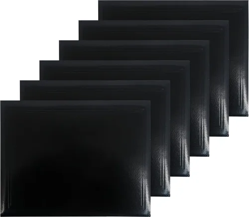 Miniatura 36 de GraduationMall Cubierta acolchada lisa para diploma de 8.5"x11" Portacertificados blanco, paquete de 1