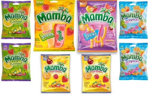 Miniatura 2 de Mamba Snack Peak - Caja de regalo variada, tiras de frutas, palitos mágicos, trópicos, ácidos y originales