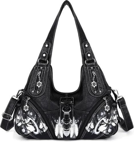 Miniatura 15 de Angelkiss Hobo Carteras y bolsos para mujeres Bolso de mano para mujeres Carteras grandes Bolsos de hombro diarios Purses, handbags, Handbag