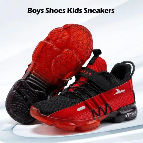 Miniatura 6 de VITUOFLY Boys Sneakers Kids Running Shoes Girls Mesh Fitness Shoe Indoor Training Sneaker Lightweight Outdoor Sports Athletic Tennis Shoes for