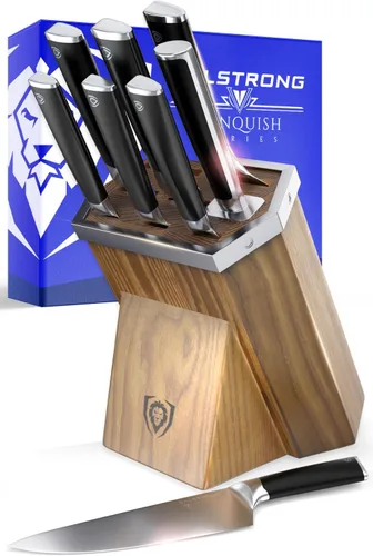 Miniatura 9 de Dalstrong Juego de 24 Cuchillos de Bloque - Serie Vanquish - Juego de Cuchillos de Acero Inoxidable con Bloque y Tijeras de Cocina - Acero Alemán
