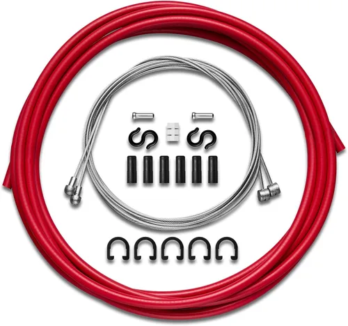 Miniatura 3 de Corki Cycles Universal Standard Kit de carcasa de cable de freno para bicicleta de carretera de montaña - negro