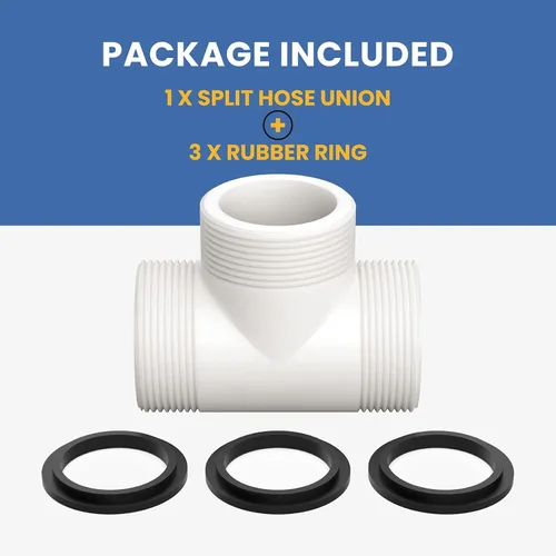 Miniatura 6 de Reemplazo del conector T de manguera de piscina de 1.5 pulgadas para Intex & Coleman sobre el suelo, se adapta a bombas de filtro, generadores