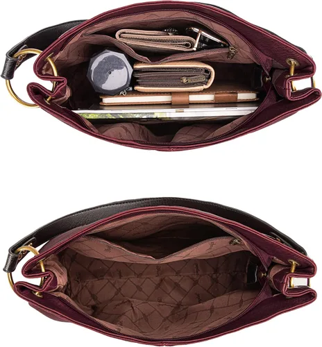 Miniatura 4 de Wrangler Hobo - Bolsos de cuero vegano con asa superior para mujer