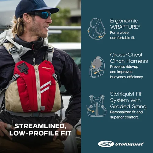 Miniatura 4 de Stohlquist Chaleco salvavidas Drifter para hombre (PFD)