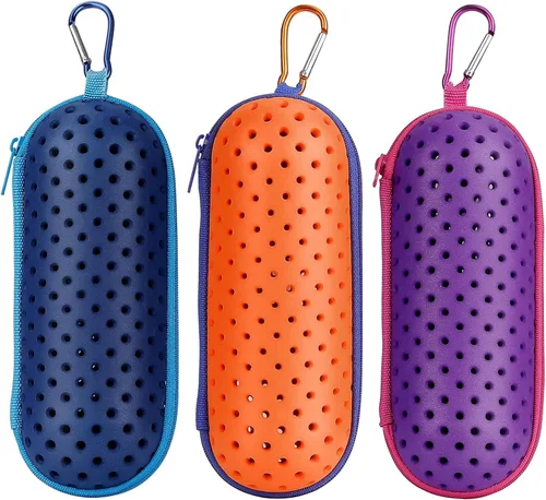 Miniatura 7 de Estuche para Gafas de Natación para Gafas de Natación, Fundas Protectoras para Gafas con Clip, Gafas de Sol, Gafas, Deportes Azul oscuro