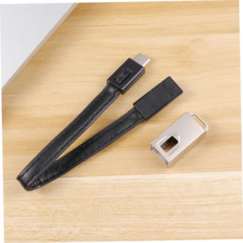 Miniatura 8 de OSALADI 3 unids -c cable USB en espiral llavero teléfono teléfono teléfono carga cable de carga de datos cargador útil