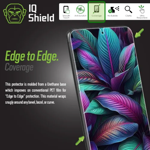 Miniatura 6 de IQShield Paquete de 3 protectores de pantalla para Samsung Galaxy S20 Ultra (6.9 pulgadas), fácil de instalar, compatible con identificación
