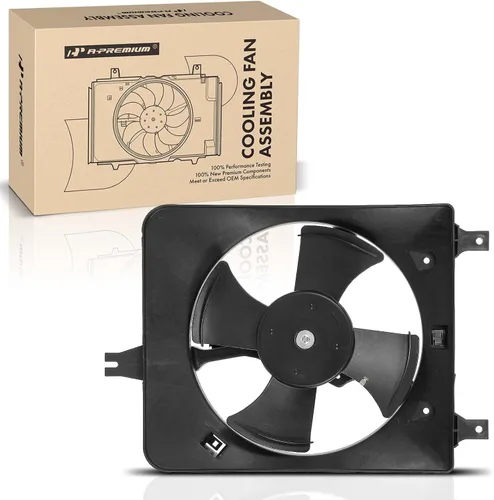 A-Premium Conjunto de ventilador del condensador A/C compatible con modelos seleccionados de Honda - Accord 1998 1999 2000 2001 2002, 2.3L - con
