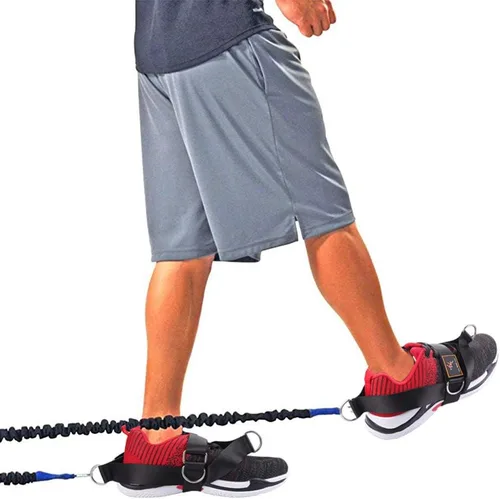 Miniatura 2 de Paquete de 2 correas de pie para máquina de cable, accesorios de fitness, correas de tobillo, glúteos, retroceso, ejercicio de pierna para máquinas