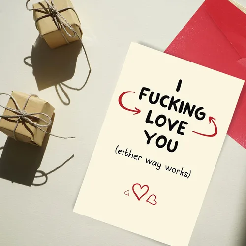 Miniatura 6 de Cheerin Divertida tarjeta de aniversario con sobres, tarjetas de amor traviesas para él y ella, tarjeta romántica para marido, esposa, prometido