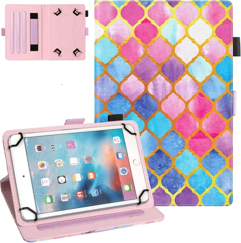 Miniatura 28 de Dteck Funda universal (9.6" a 10.5") - Funda plegable de cuero con tapa para tableta Android 10 10+ pulgadas/Samsung Galaxy Tab 9.6 9.7 10.1 10.4