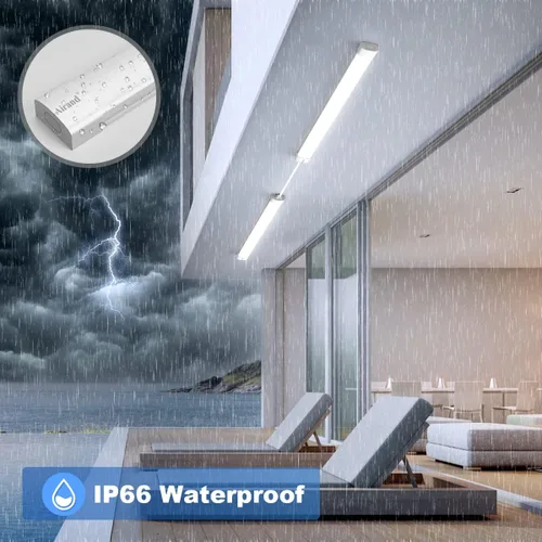 Miniatura 4 de Luz LED para Cochera de 5 pies, Lámpara de Tienda con Cable con Enchufe, Luces LED Impermeables de 5000 K, Lámpara para Debajo del Gabinete, Luces