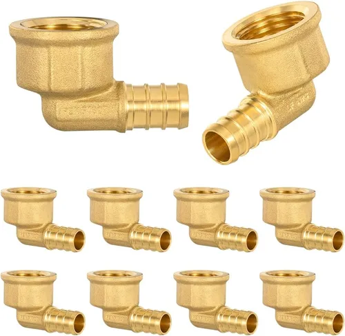Miniatura 16 de Paquete de 2 adaptadores hembra Pex X 1 pulgada FIP de 1 pulgada, tubo Pex de 1 pulgada a rosca hembra NPT de 1 pulgada, puerto completo, sin plomo