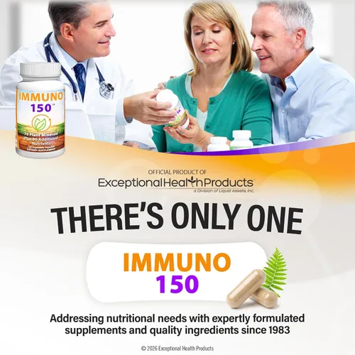 Miniatura 6 de Immuno 150, suplemento para el sistema inmune, repleto de 70 minerales vegetales, 13 vitaminas esenciales y 68 nutrientes adicionales - 150 cápsulas