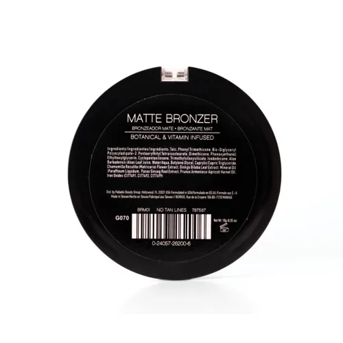 Miniatura 9 de Palladio Bronceador mate, sin líneas de bronceado