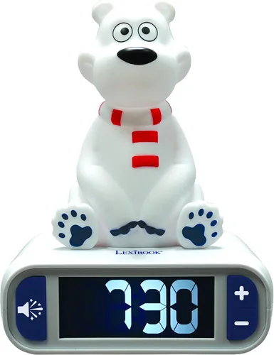 Miniatura 22 de Lexibook - Reloj despertador de dinosaurio con luz nocturna, para niños y niñas, con función de repetición, azul/verde - RL800DINO