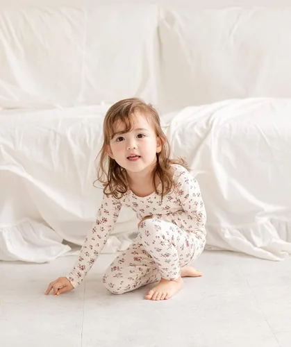 Miniatura 206 de AVAUMA Conjunto de pijama de algodón para bebés y niñas de 6 meses a 7 años